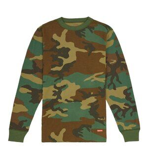 Supreme Camo Hanes L/S Therman crew FW19